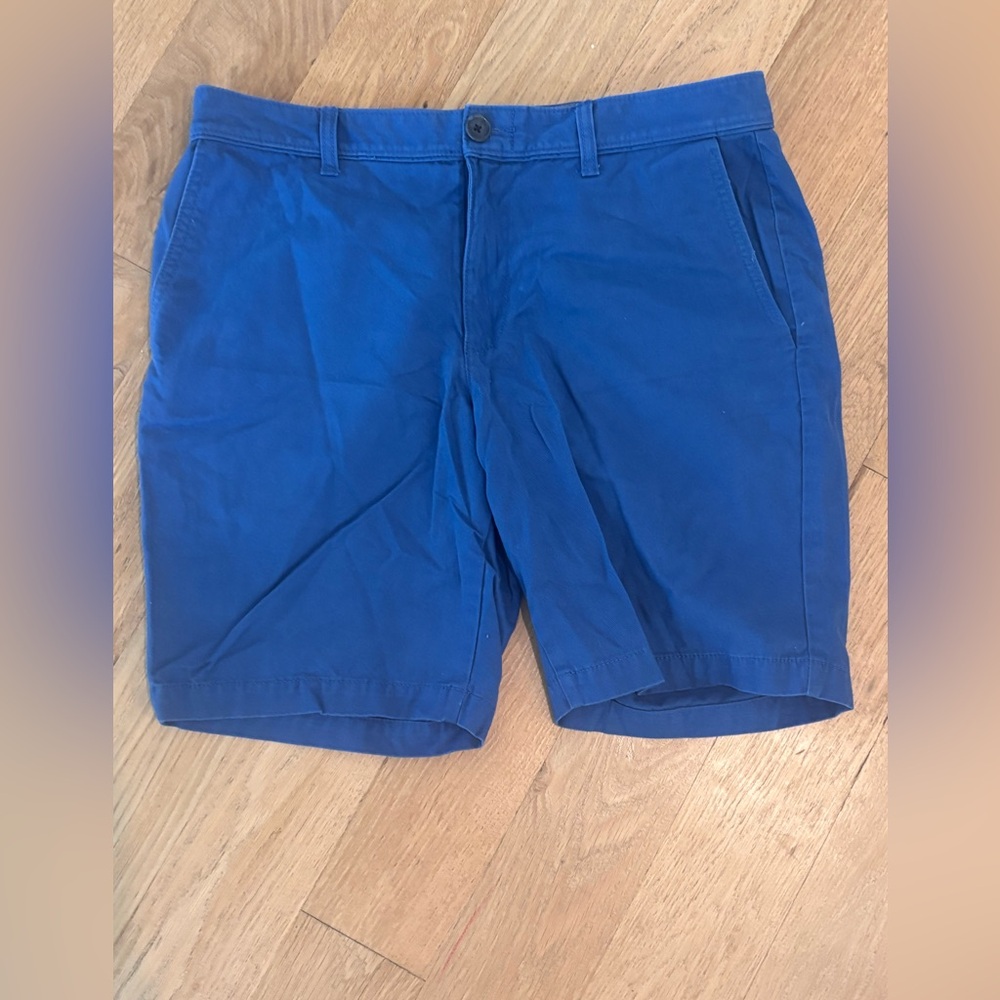 Original Penguin Royal Blue Flat Front Shorts